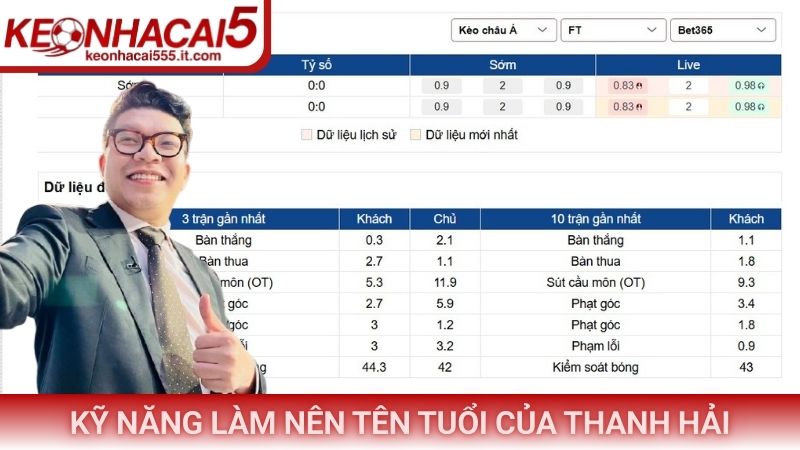 Kỹ năng làm nên tên tuổi của Thanh Hải