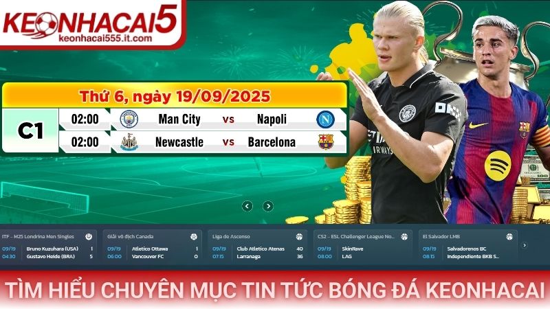 Tìm hiểu chuyên mục Tin tức bóng đá Keonhacai